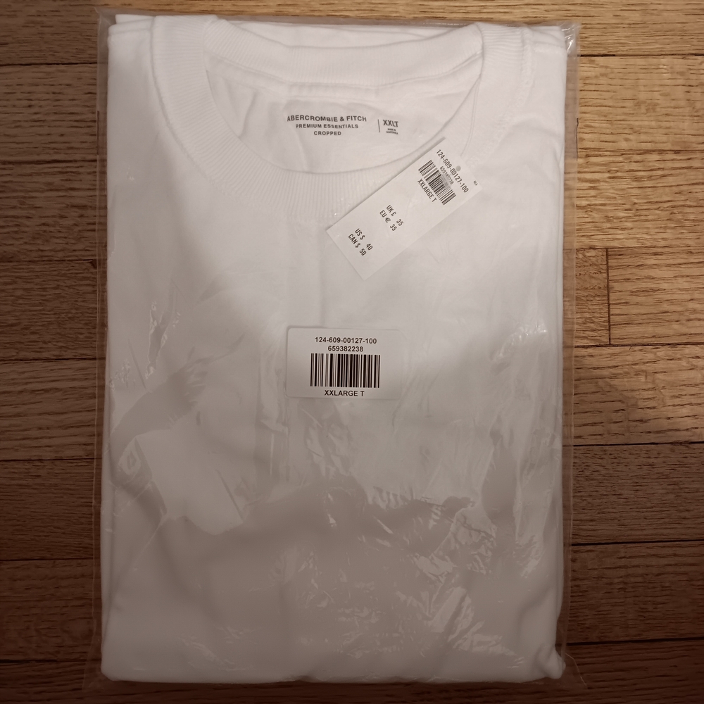 Abercrombie And Fitch Premium Essentials Cropped T Shirt